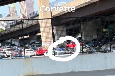 Blue corvette c8 I think