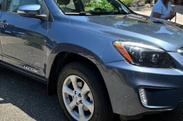 A friend says I’m trying to complete a Pokédex of EVs. I lie and tell him I can stop at any time. RAV4 Electric.