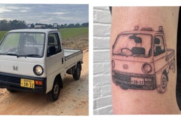 I got a tattoo of my kei truck :)