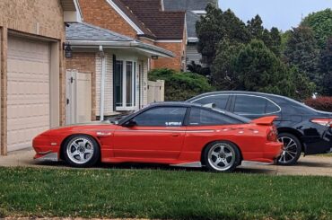 True JDM- the neighbor kid's RHD Nissan 180SX