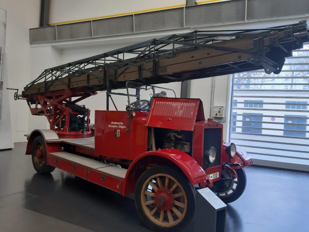 Not realy that weird but a firetruck like this is not something you would see every day.