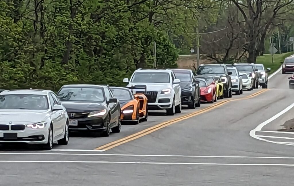 Spotted today in Columbus [multi] [Senna, LaFerrari other unknowns]