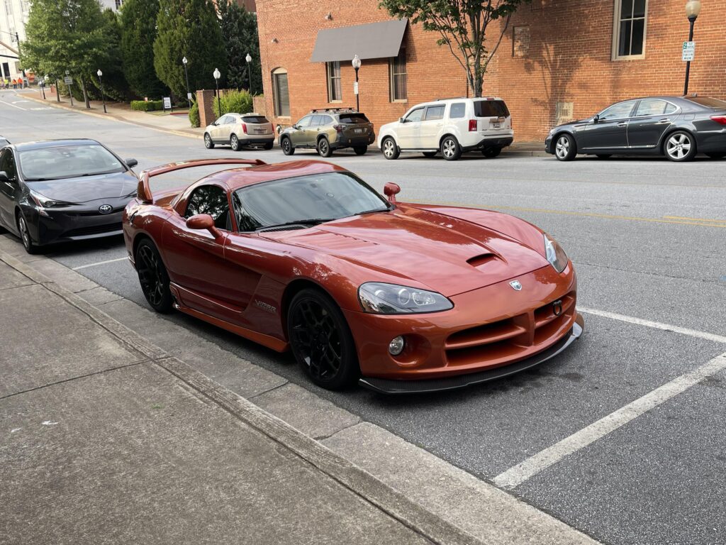 [Dodge Viper] out for dinner