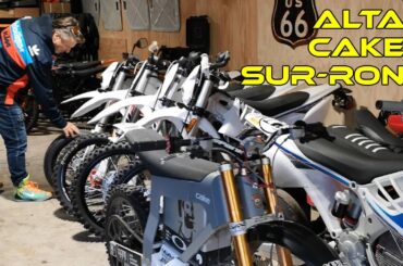 This guy has over 30 electric motorcycles