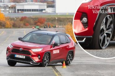 Toyota RAV4 Plug-in Hybrid performs really poorly in the moose test