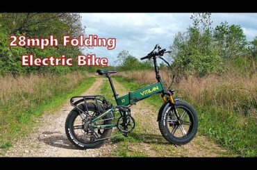 VITILAN i7 Pro Folding E-Bike Review / Range Test 28mph Electric Bike