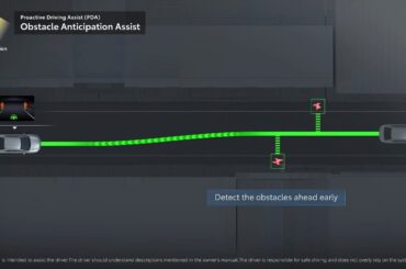 Toyota Safety Sense | Proactive Driving Assist -Obstacle Anticipation Assist | Toyota