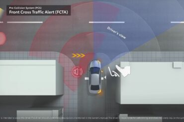 Toyota Safety Sense | Pre-Collision System -Front Cross Traffic Alert | Toyota
