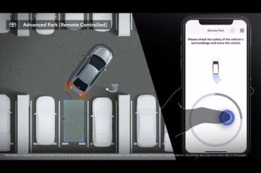 Toyota Teammate Advanced Park (Remote Controlled) | Toyota