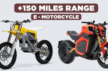 10 Best Electric Motorcycles | range up to 150 miles