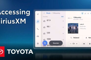 How To: SiriusXM on Toyota's Newest Audio Multimedia Platform | Toyota