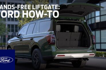 Ford Hands-Free Foot-Activated Liftgate | Ford How-To | Ford