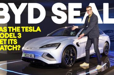 BYD Seal FIRST LOOK: better than a Tesla Model 3?