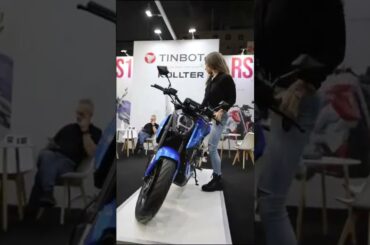 Tinbot electric motorcycles model RS1,  ES1, ES1 PRO, CS1, M3 in EICMA FIERA exhibition in Milan
