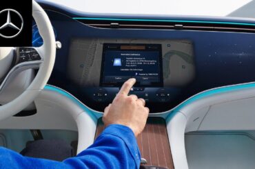 Parking Reservation via Mercedes-Benz Infotainment System