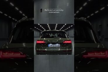 The advanced technology of the Audi Q5 digital OLED taillights.