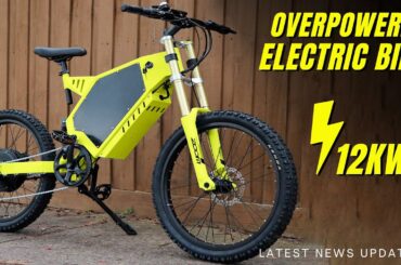 7 Ridiculously Overpowered Electric Motorbikes w/ up to 12 Kilowatts of Output