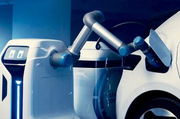 Volkswagen Mobile Charging Robot for Electric Cars