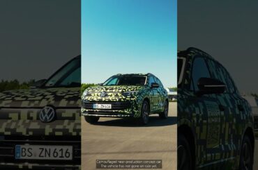 New Volkswagen Tiguan - Exclusive Preview. Camouflaged near-production concept car.