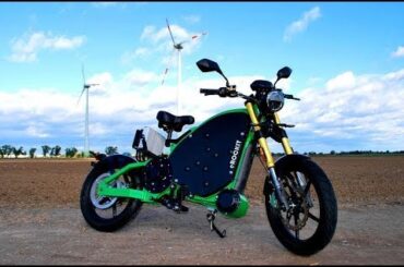 The world's first pedal-controlled electric motorcycle!