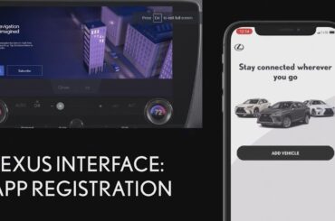 2022 Lexus Interface Multimedia System - App Registration