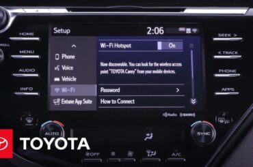 Toyota Entune 3.0: Understanding Wi-Fi Connect