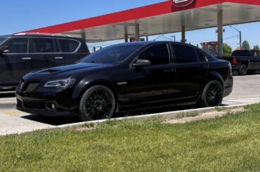 Finally got my new wheels and tires mounted! Loving how they look, I ordered a set of black center caps so those should be getting here soon haha. I will eventually be lowering the car just a tad but for now I’m very happy with how it looks!