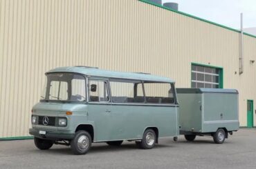 1973 Mercedes-Benz L 408 Bus with trailer