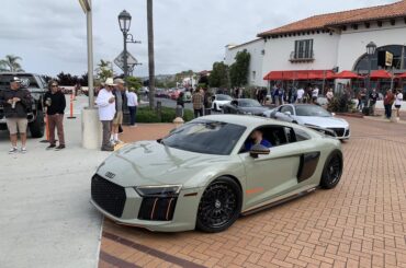 Twin Turbo Audi R8 in Olive Drab Green [4032x3024]