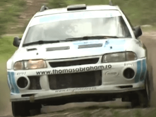 Mitsubishi rally wagon : a libero-lancer evo Frankenstein's Monster-ass machine used for rally racing