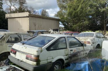 AE86 left to rot