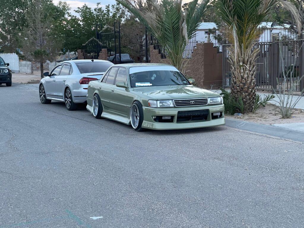 Stanced Toyota ls400 jdm import. (Don't know model.)