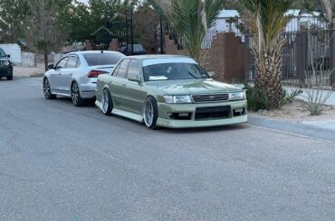 Stanced Toyota ls400 jdm import. (Don't know model.)