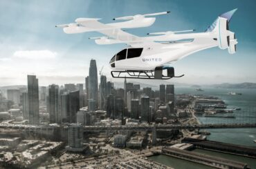 United begins plans for flying electric air taxis across Bay Area