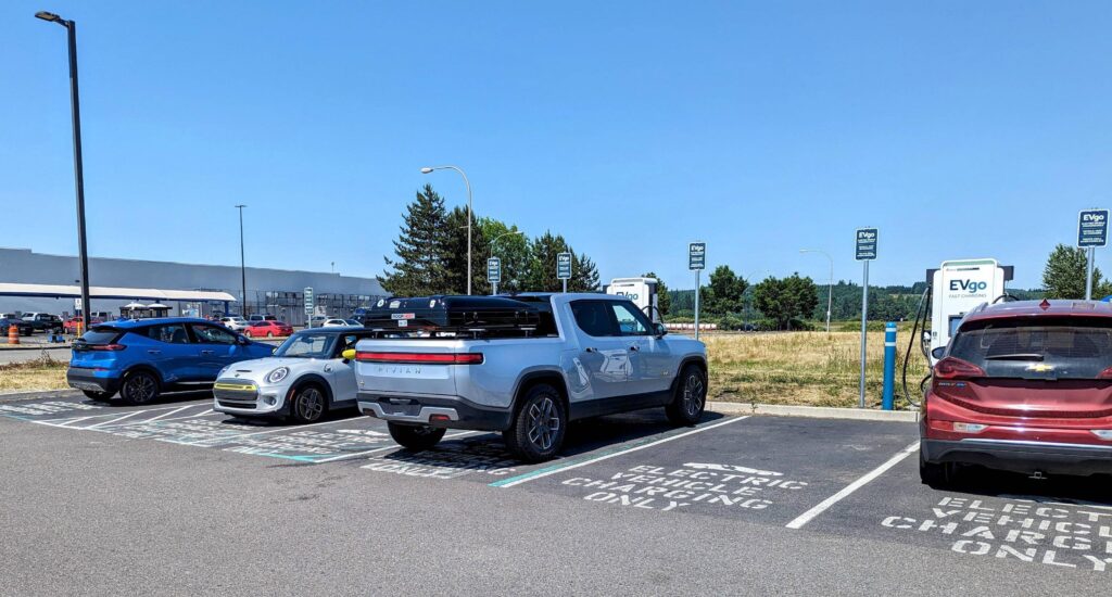 So a couple of Bolts, a Fiat and a Rivian walk into a bar....