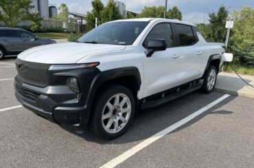 Ran into a Chevy Silverado EV test vehicle at the brewery last night.
