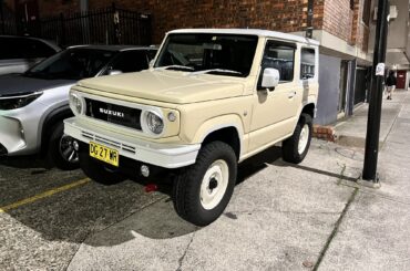 Suzuki Jimny with a Toyota inspired body kit