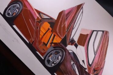 Mclaren F1 Drawing (4128x3096)