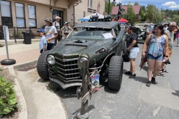 At the car show today