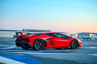 Lamborghini SVJ at the airport! [6720x4480]