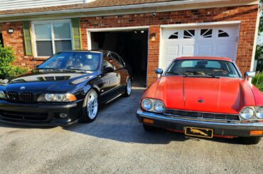 My 03 BMW 540i Msport and 86 Jaguar XJS V12