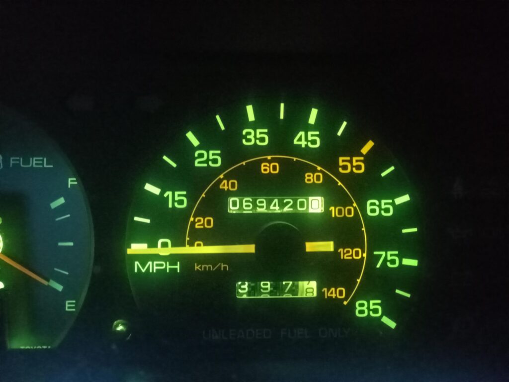 my odometer did the funny number