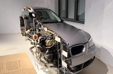 Half of an BMW M5 E60