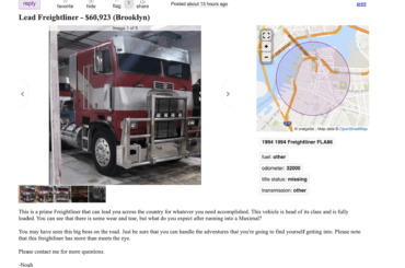 Someone is trying to sell Optimus Prime on Craigslist [999x998]