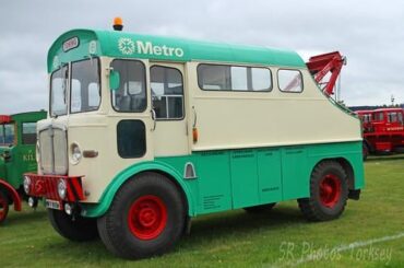 AEC Matador army truck from the 1940s, turned into a tow truck for buses with scrapped bus parts in the 1970s
