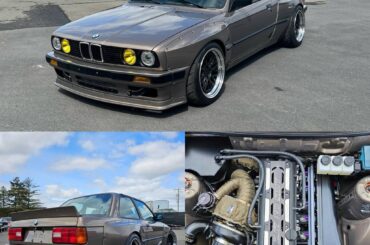 1080hp turbo 2JZ powered BMW E30