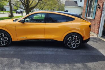 My wife's new mustang mach-e GT