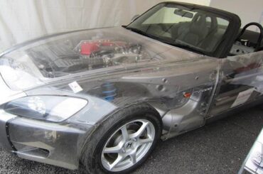 A transparent Honda S2000