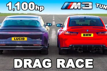 Can I beat an 1,100hp EV in a BMW M3?