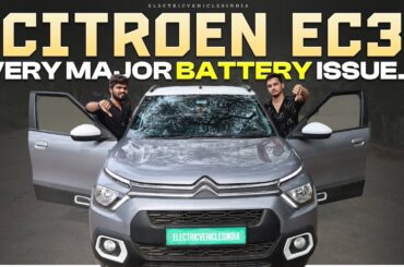 Citroen EC3 electric car owners beware! Battery problems revealed! | Electric Vehicles India